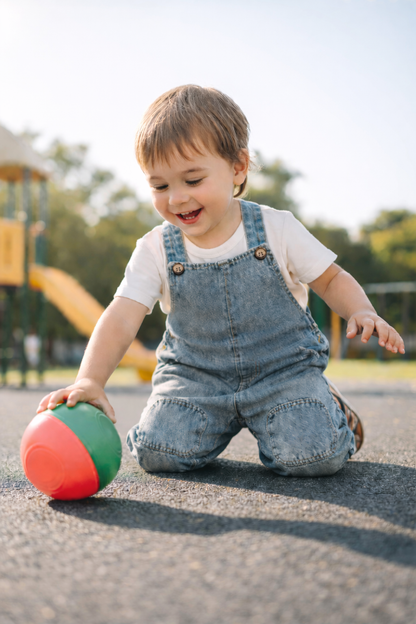 Kids’ Vintage Denim Overalls — Soft-Washed, Everyday Comfort