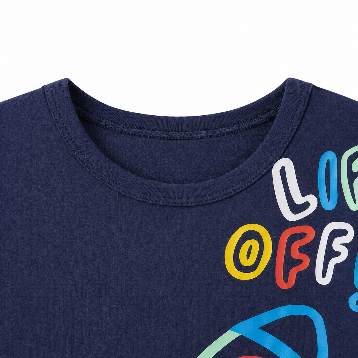Rocket graphic detail on boys short sleeve t shirt