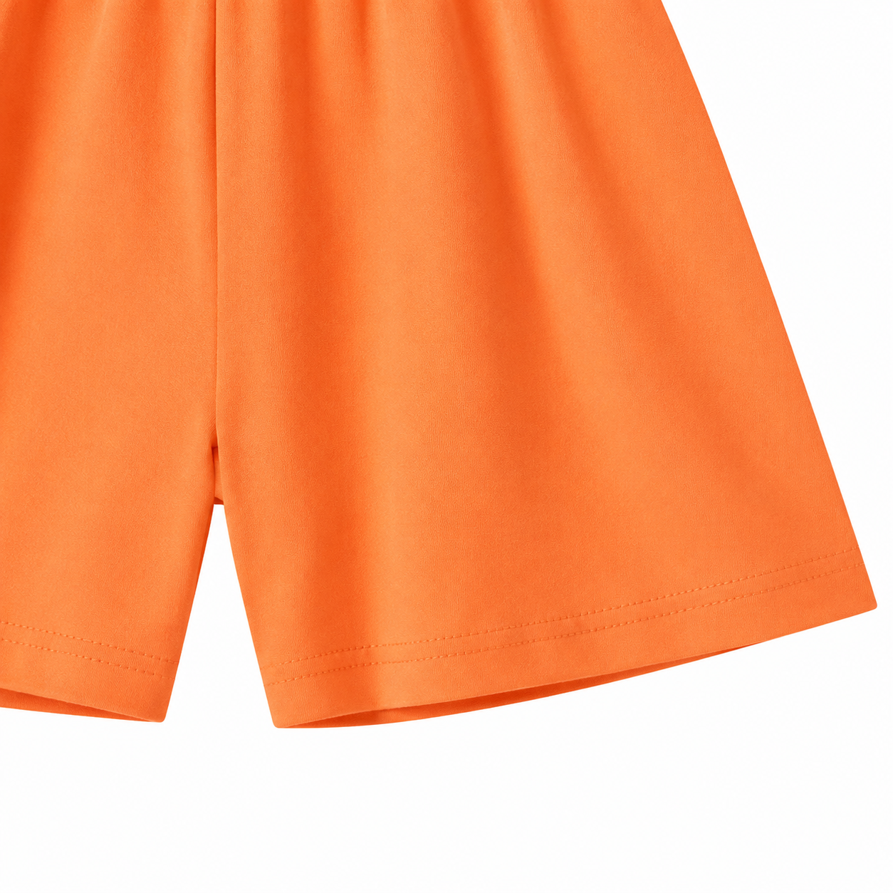 Cotton fabric detail of boys summer outfit