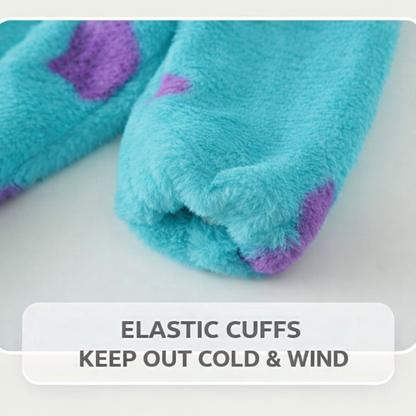 Kids Dinosaur Hooded Fleece Onesie Pajamas