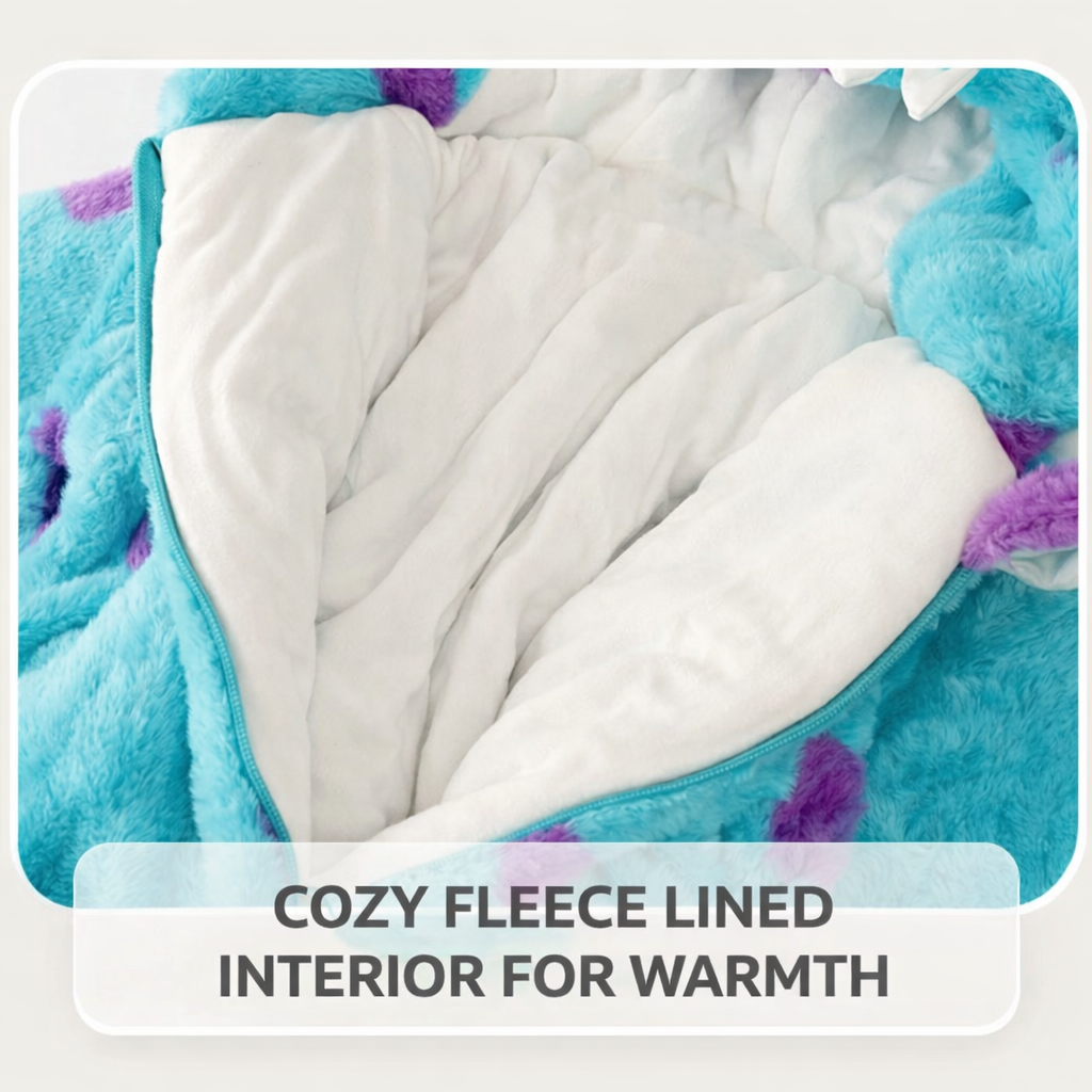 Kids Dinosaur Hooded Fleece Onesie Pajamas