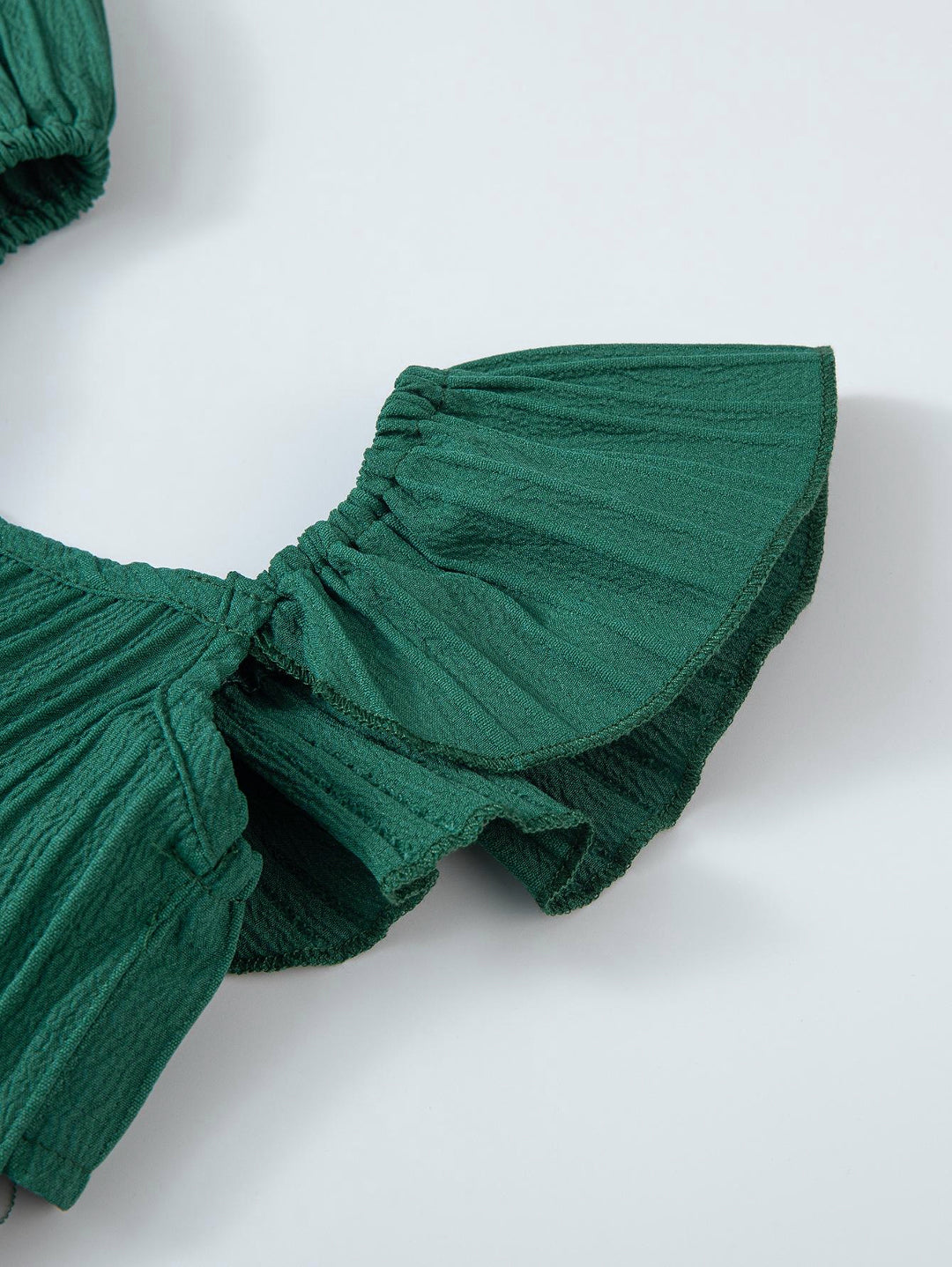 Toddler Girls Ruffle Top & Wide Leg Pants Set