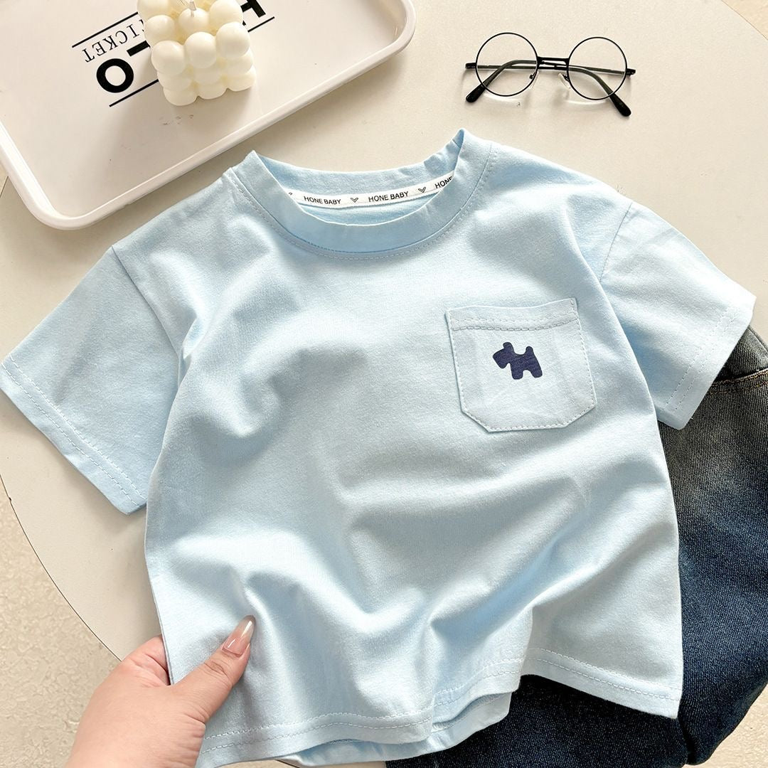Kids Cotton Pocket T-Shirt