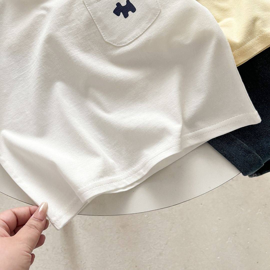 Kids Cotton Pocket T-Shirt