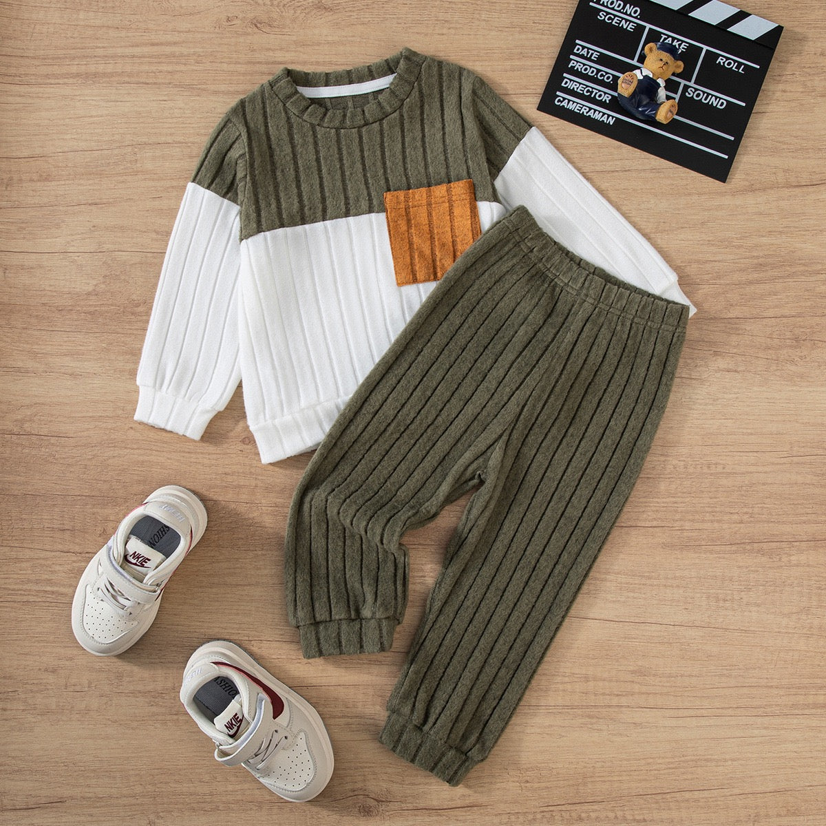 Rowan Ribbed Set kids ribbed outfit ideal for weekend trips