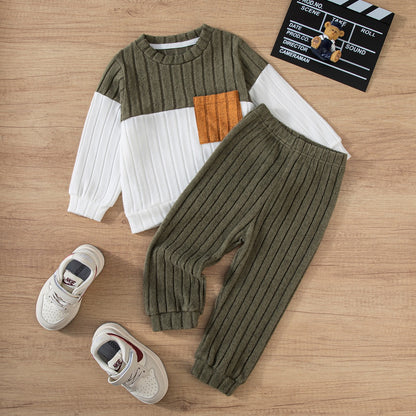 Rowan Ribbed Set kids ribbed outfit ideal for weekend trips