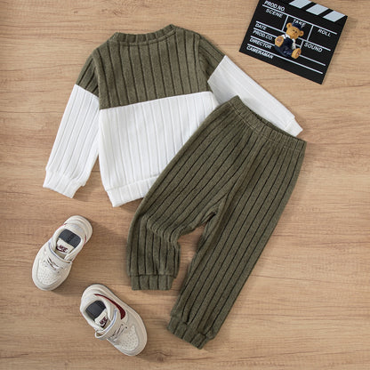 Rowan Ribbed Set kids clothing set ideal for holiday gatherings