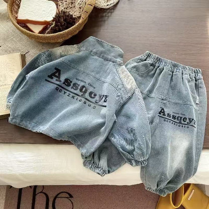 Hudson Denim Set kids clothing set for birthday parties