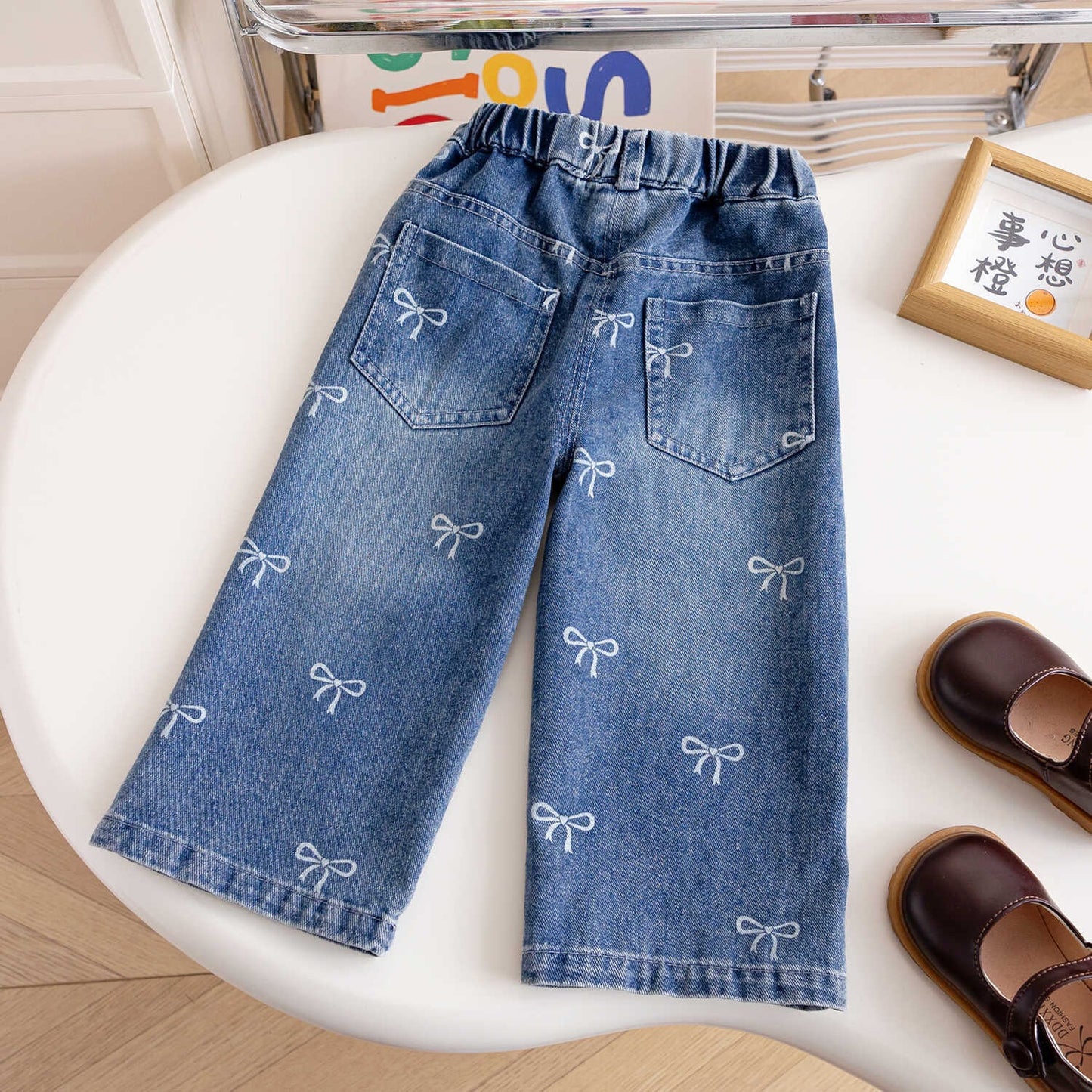 Mabel Bow Jeans girls jeans for weekend wear