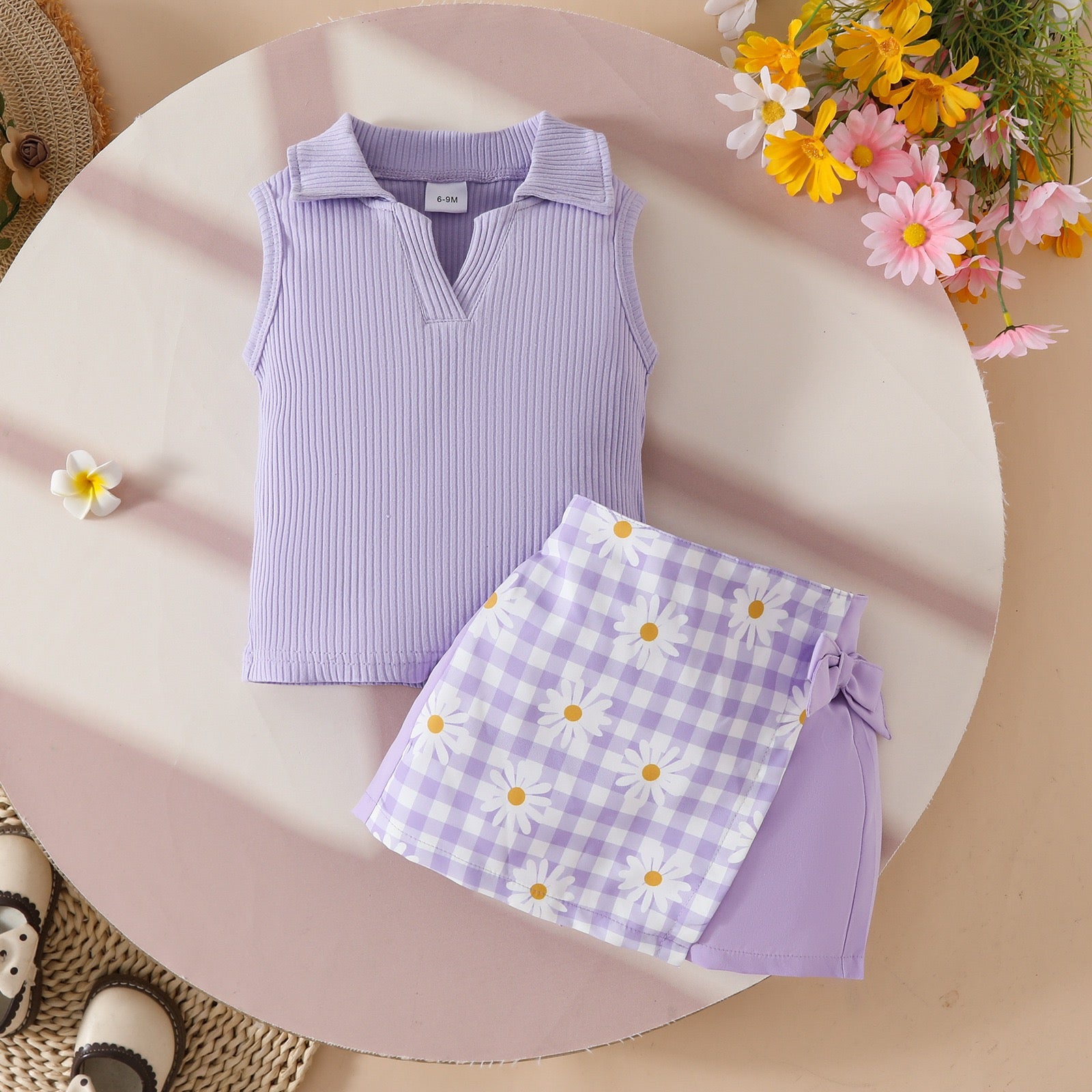 Lottie Daisy Set girls daisy outfit ideal for vacation days