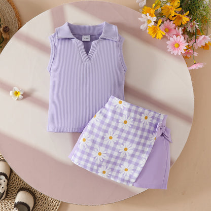 Lottie Daisy Set girls daisy outfit ideal for vacation days