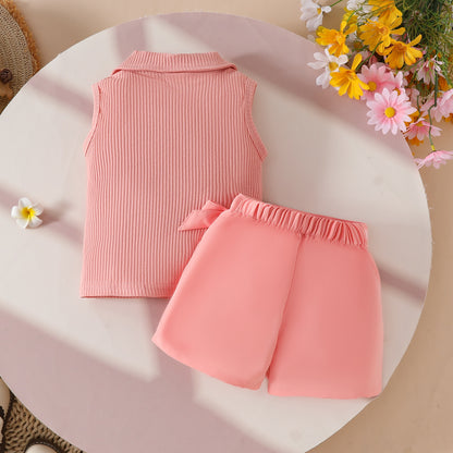 Girls daisy outfit with Lottie Daisy Set for family photos