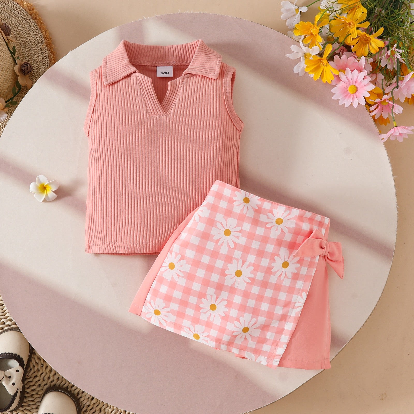Lottie Daisy Set toddler outfit for family photos and everyday outfits
