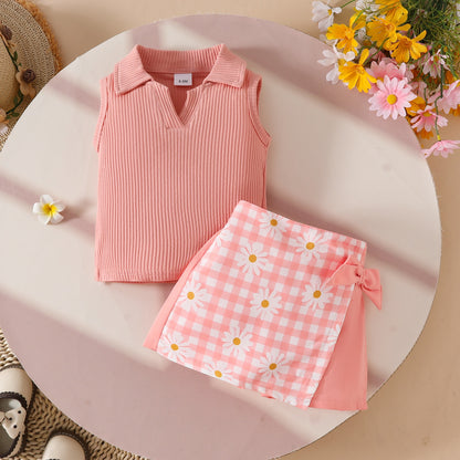 Lottie Daisy Set toddler outfit for family photos and everyday outfits