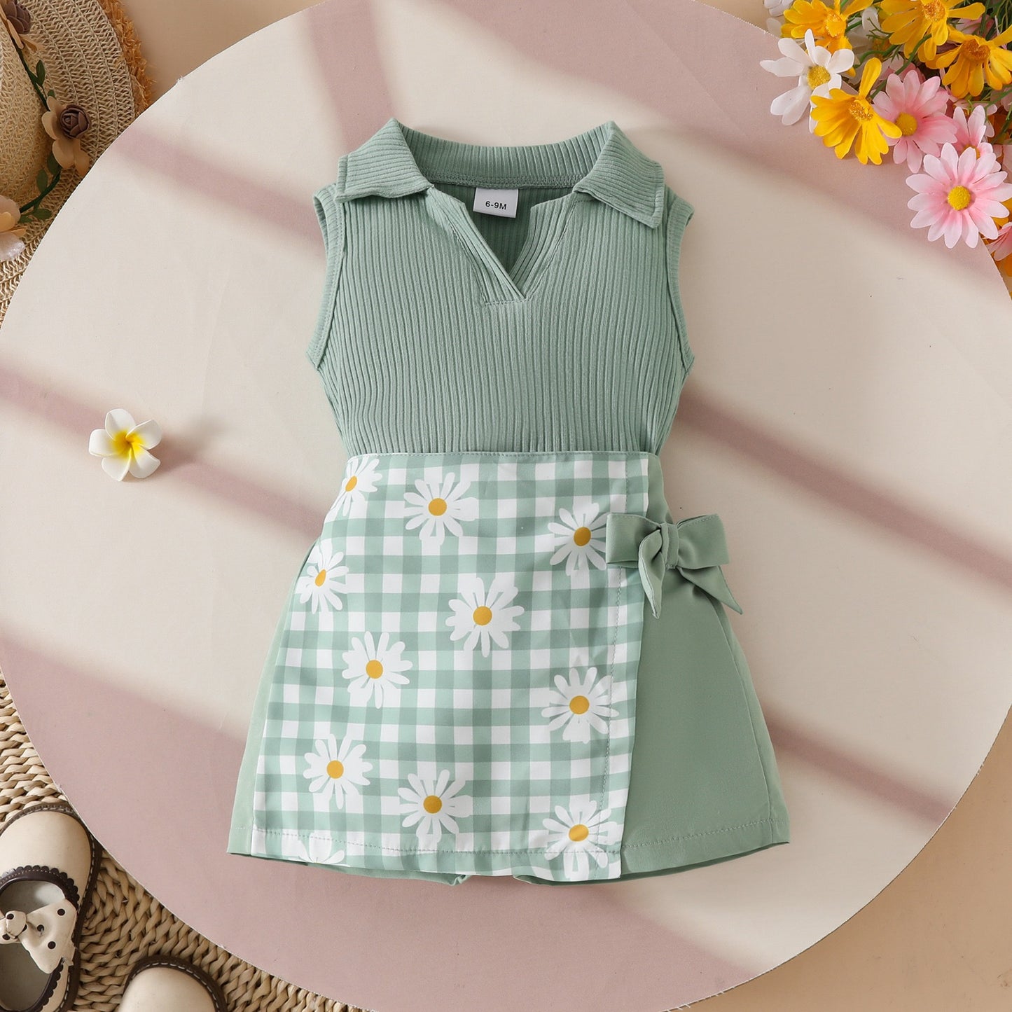 Girls summer outfit with Lottie Daisy Set for birthday parties