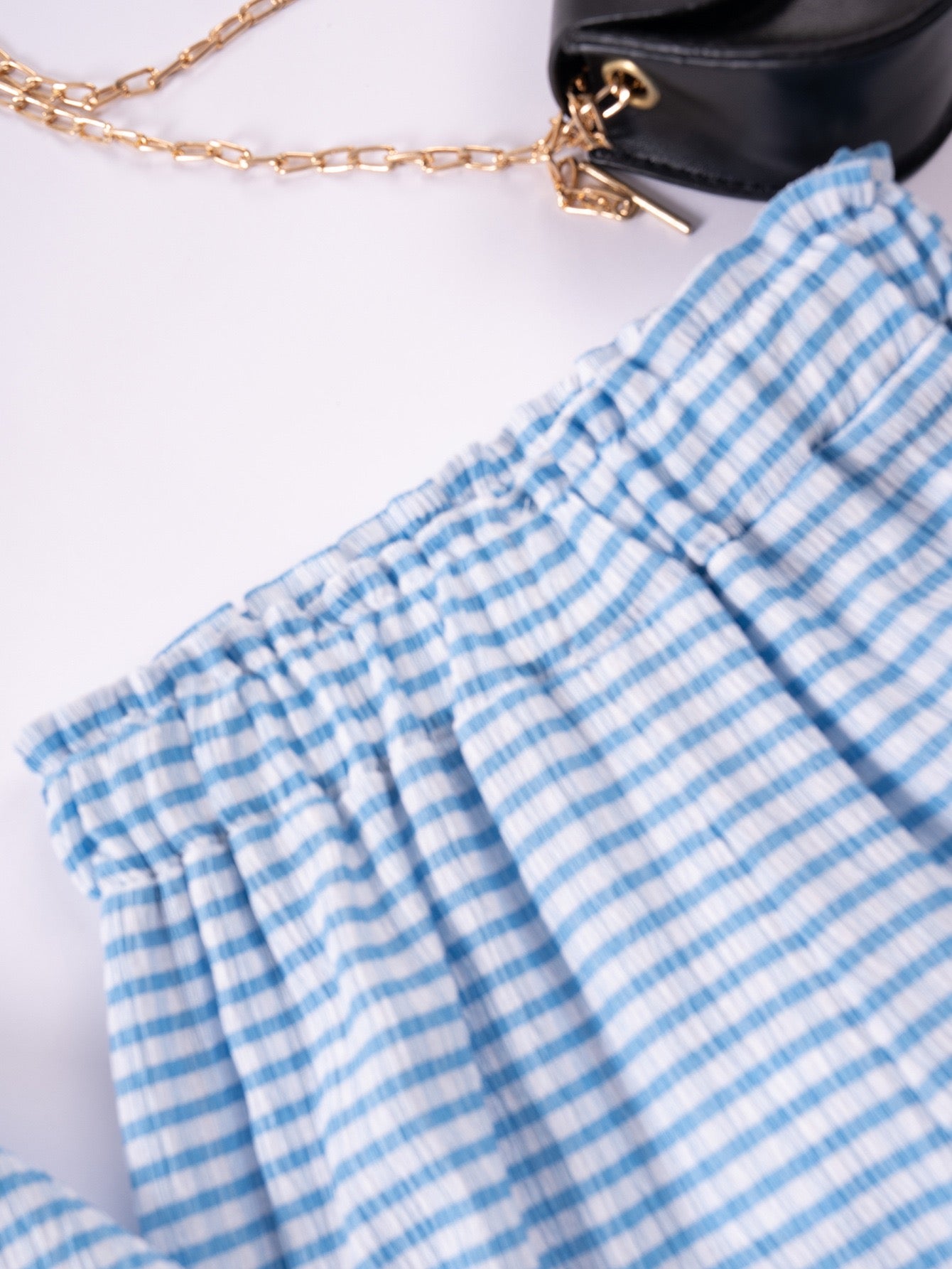 Willow Gingham Set girls party outfit for vacation days