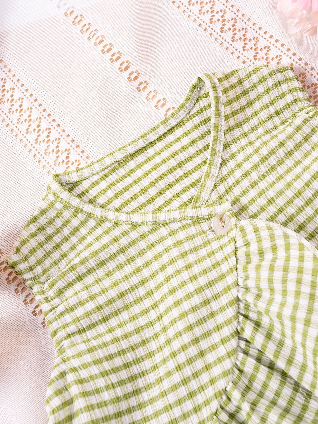 Girls party outfit featuring Willow Gingham Set for casual celebrations
