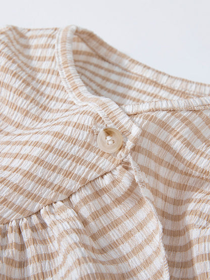 Willow Gingham Set toddler outfit for family photos and everyday outfits