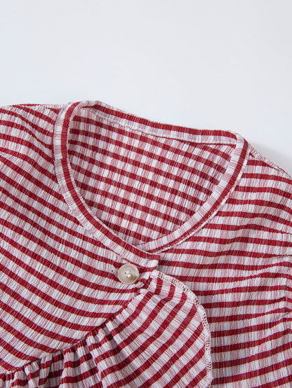 Willow Gingham Set girls two-piece outfit suited to everyday outfits