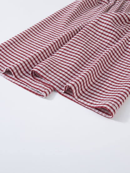 Willow Gingham Set girls two-piece outfit for weekend trips