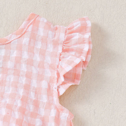 Lottie Gingham Set girls summer outfit ideal for summer outings