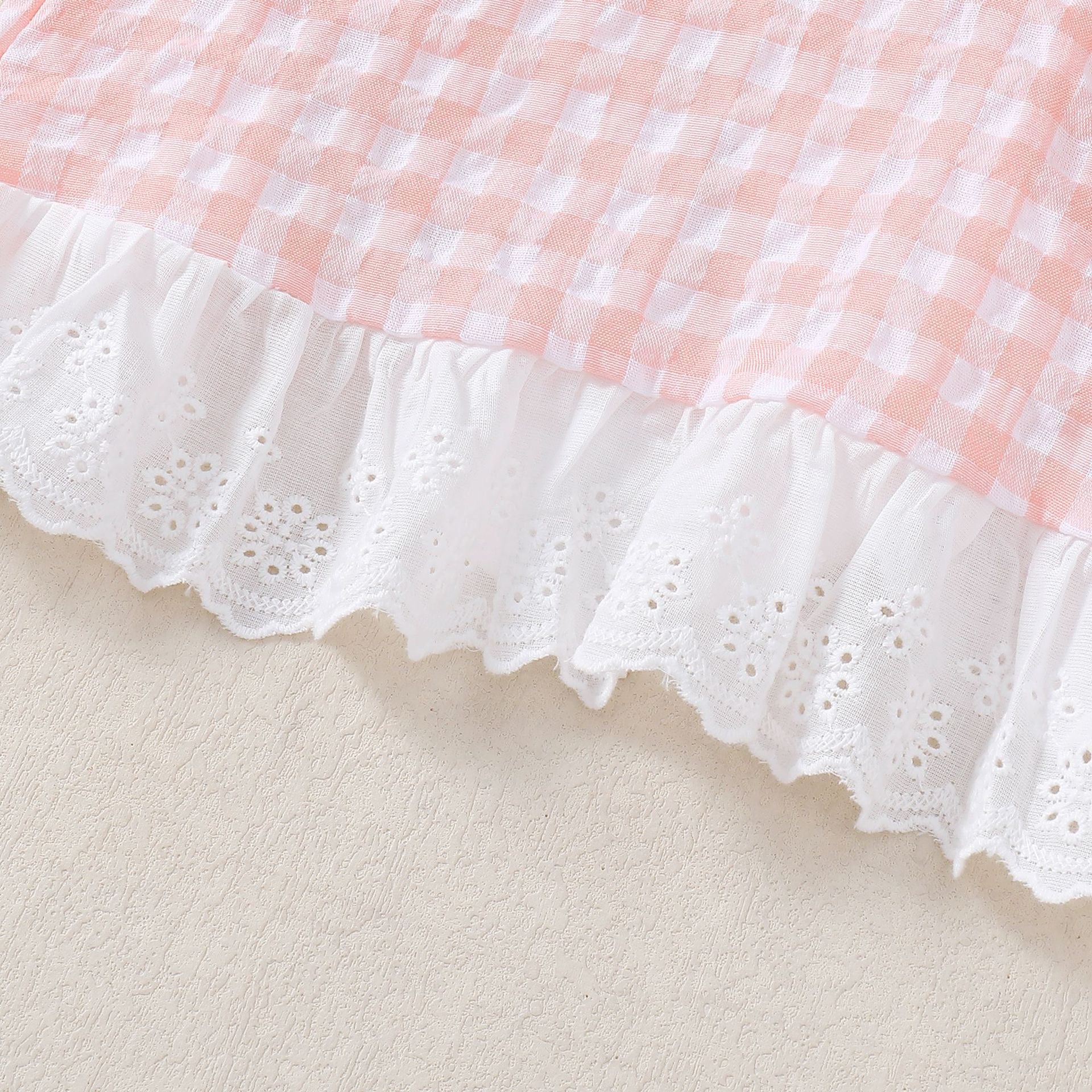 Lottie Gingham Set girls party outfit ideal for family photos