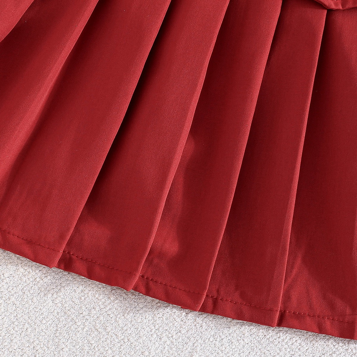 Girls matching set featuring Ivy Pleated Set for holiday gatherings