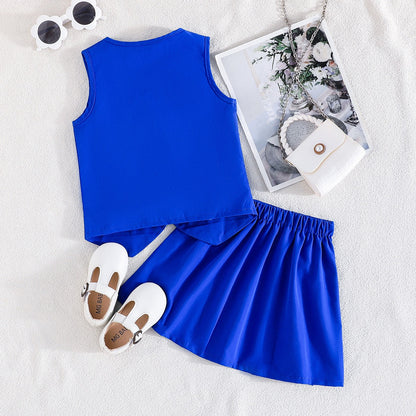 Toddler outfit with Ivy Pleated Set for everyday wear