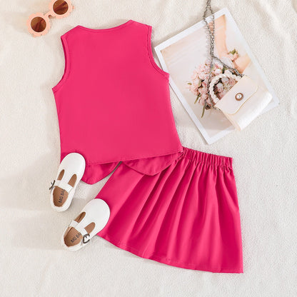Ivy Pleated Set girls pleated outfit for casual celebrations and vacation days