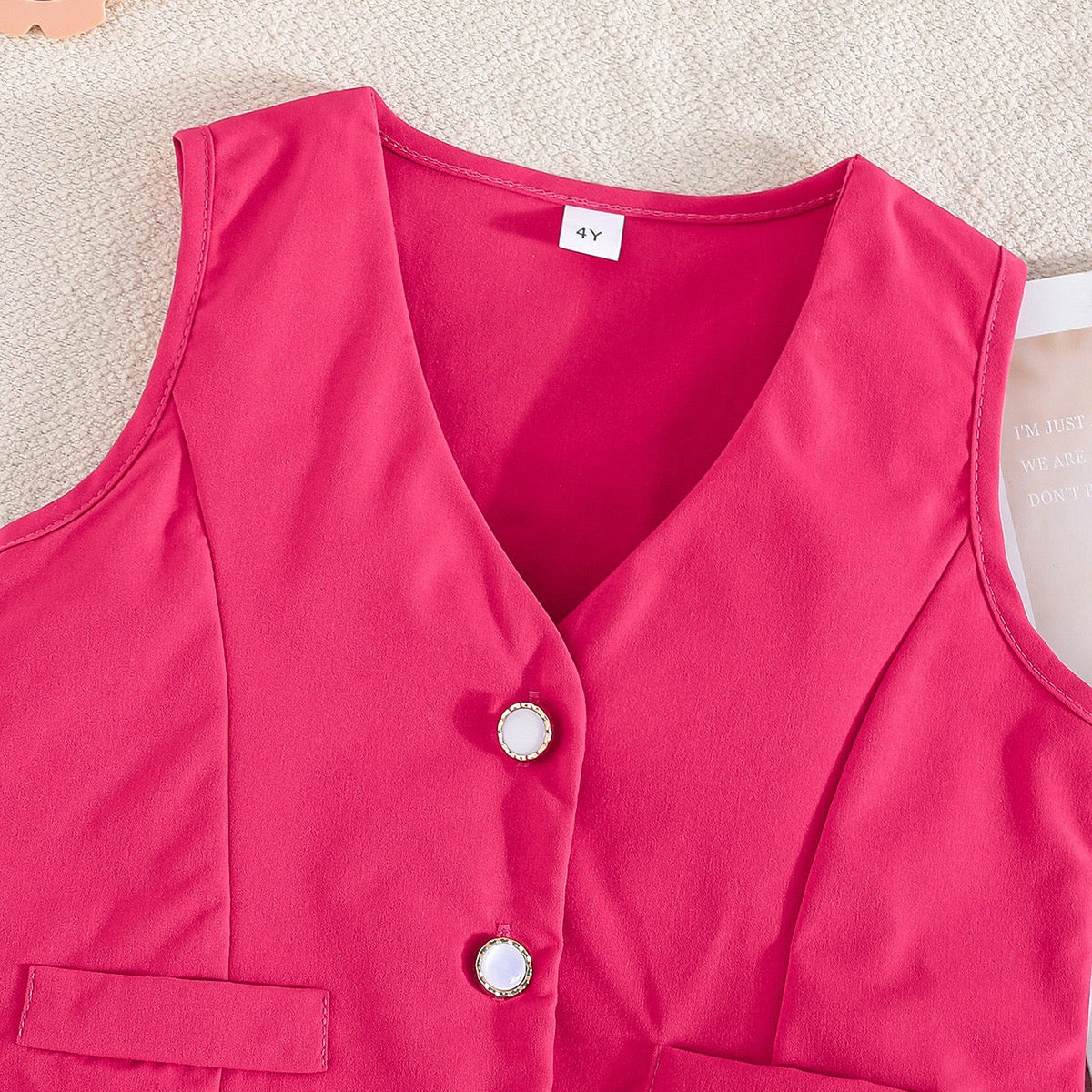 Ivy Pleated Set girls matching set for summer outings and weekend trips