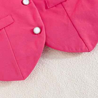 Ivy Pleated Set girls summer outfit for warm weather events and summer outings