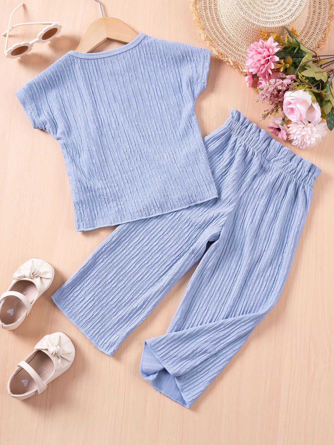 Mila Ribbed Set girls matching set for birthday parties