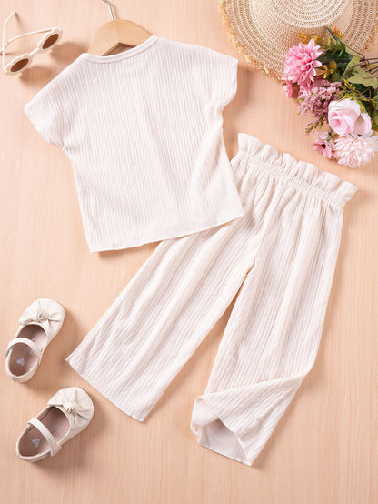 Mila Ribbed Set toddler outfit for family photos and everyday outfits