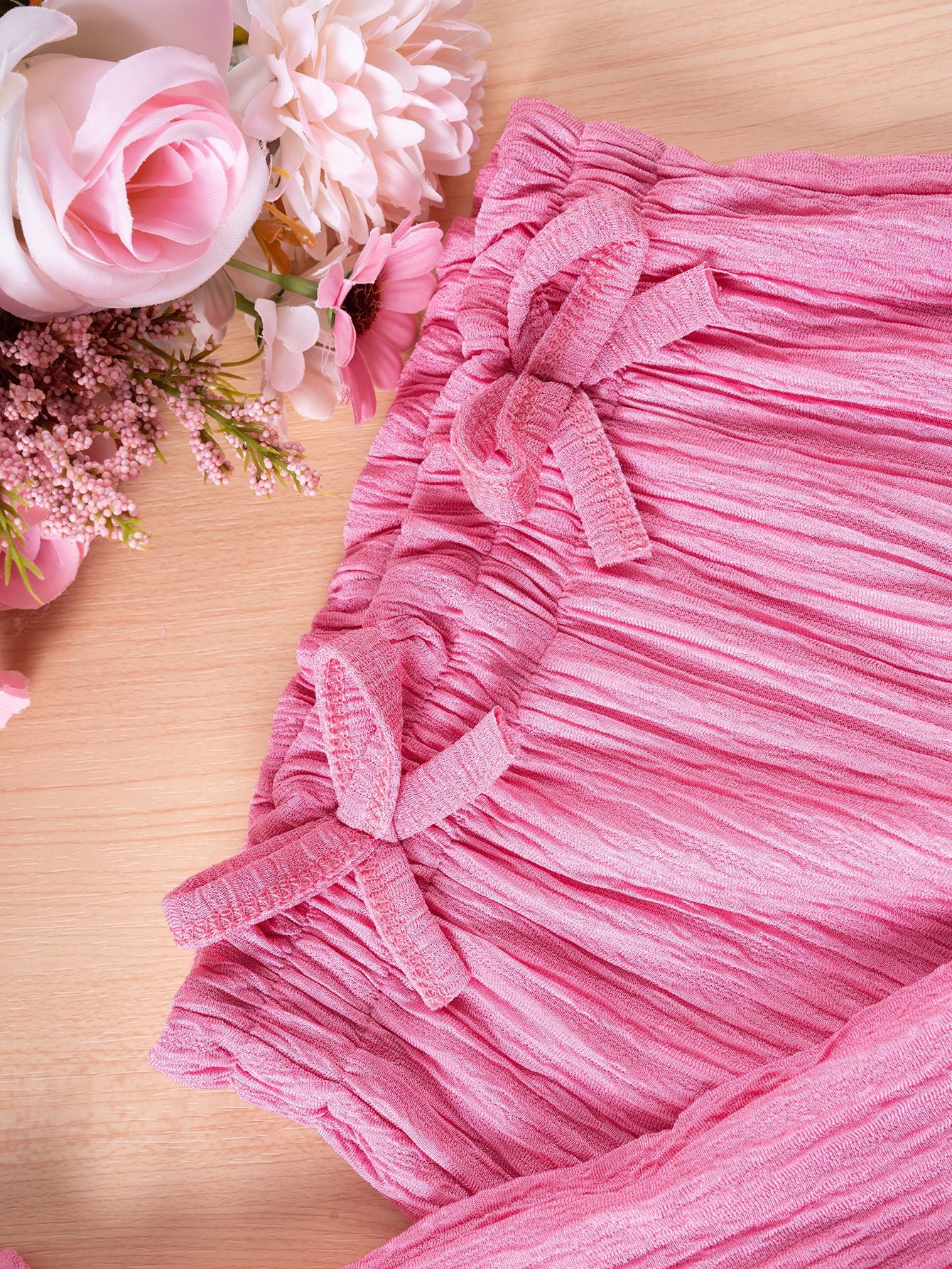 Mila Ribbed Set girls summer outfit suited to holiday gatherings