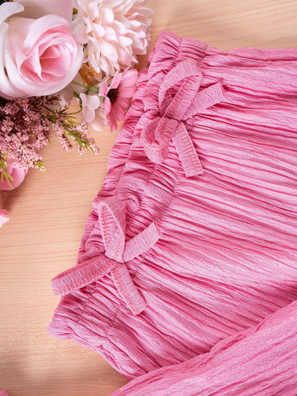 Mila Ribbed Set girls summer outfit suited to holiday gatherings