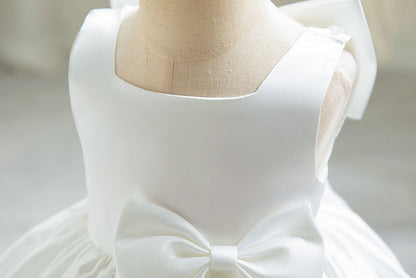 Estelle Bow Dress girls birthday dress ideal for dressy family gatherings