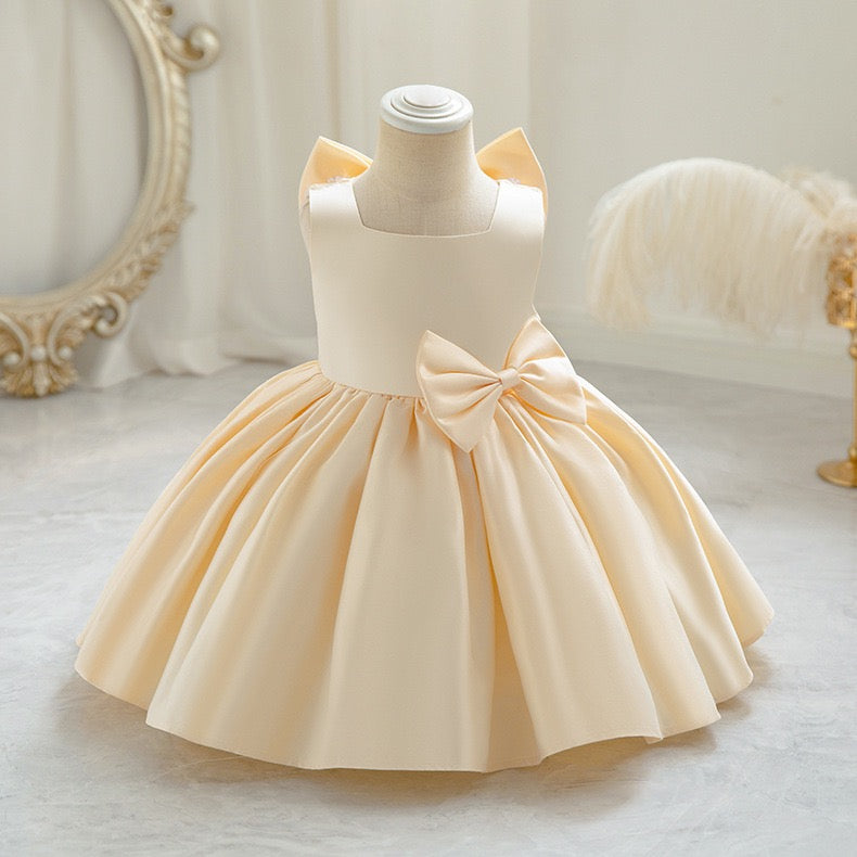 Estelle Bow Dress girls birthday dress for special occasions and seasonal celebrations