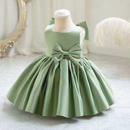 Girls party dress with Estelle Bow Dress for birthday parties