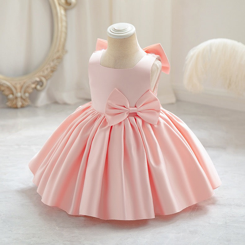 Estelle Bow Dress girls party dress suited to seasonal celebrations