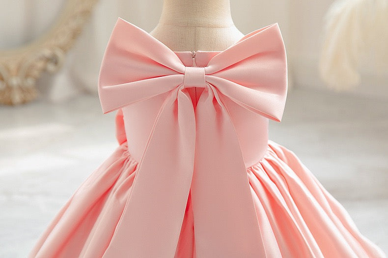 Estelle Bow Dress girls bow party dress for seasonal celebrations