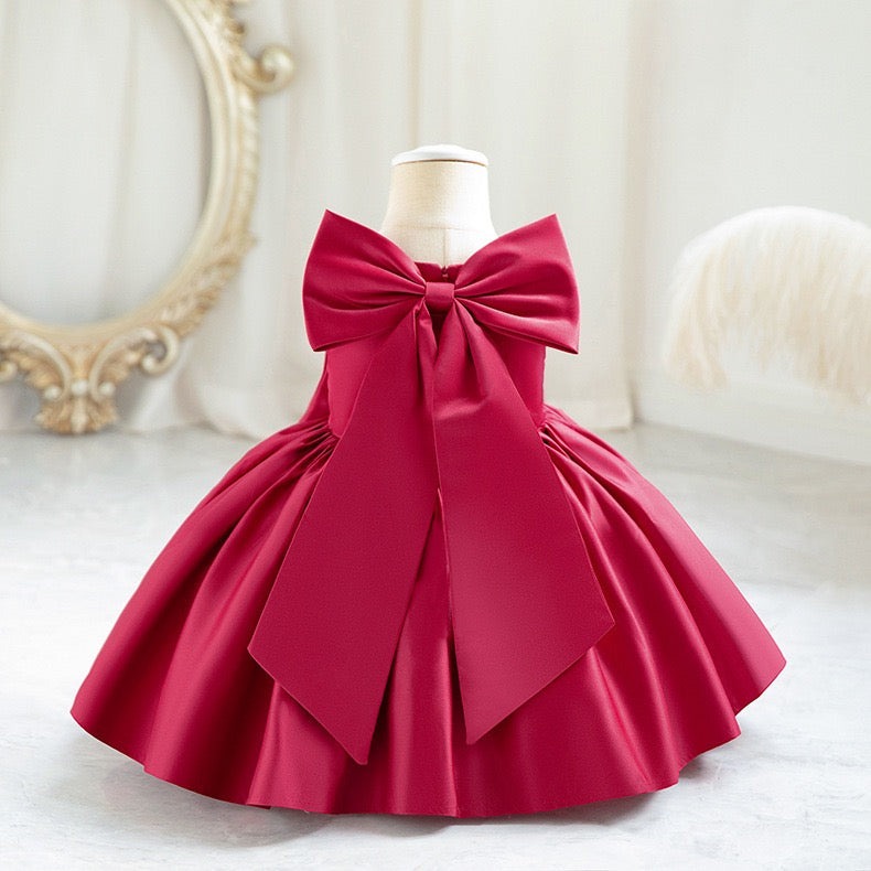 Estelle Bow Dress girls party dress for seasonal celebrations