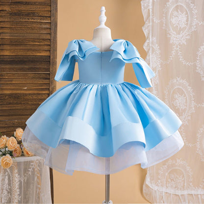Girls Bow Party Dress