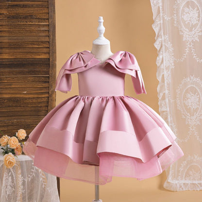 Girls Bow Party Dress