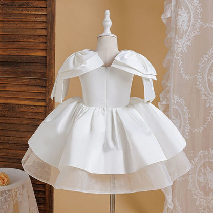 Girls Bow Party Dress