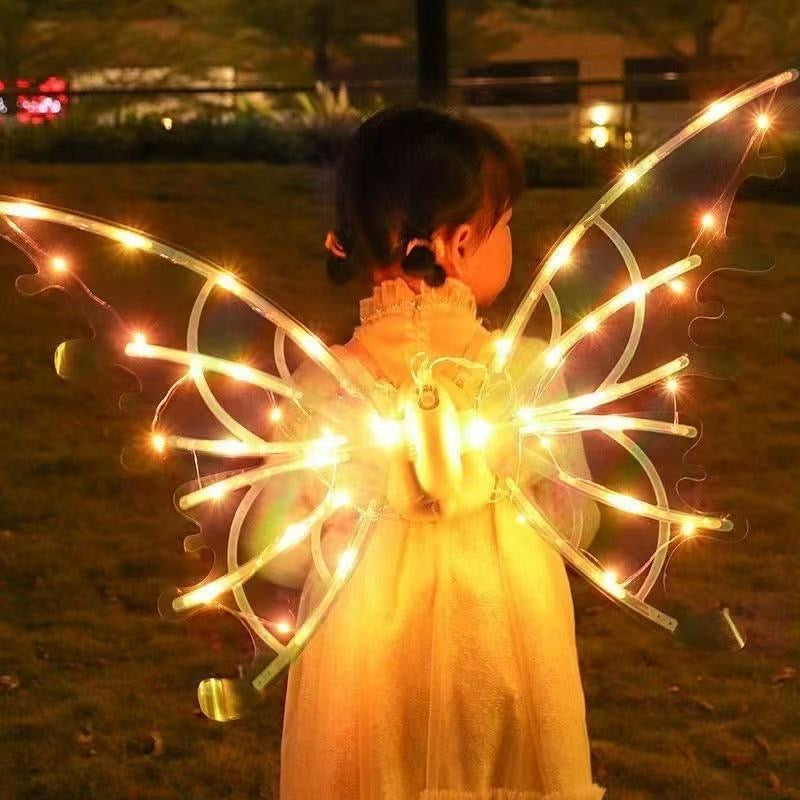 Rechargeable Butterfly Fairy Wings for Kids
