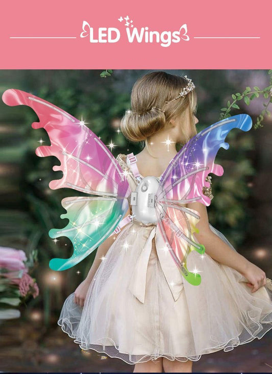 Rechargeable Butterfly Fairy Wings for Kids