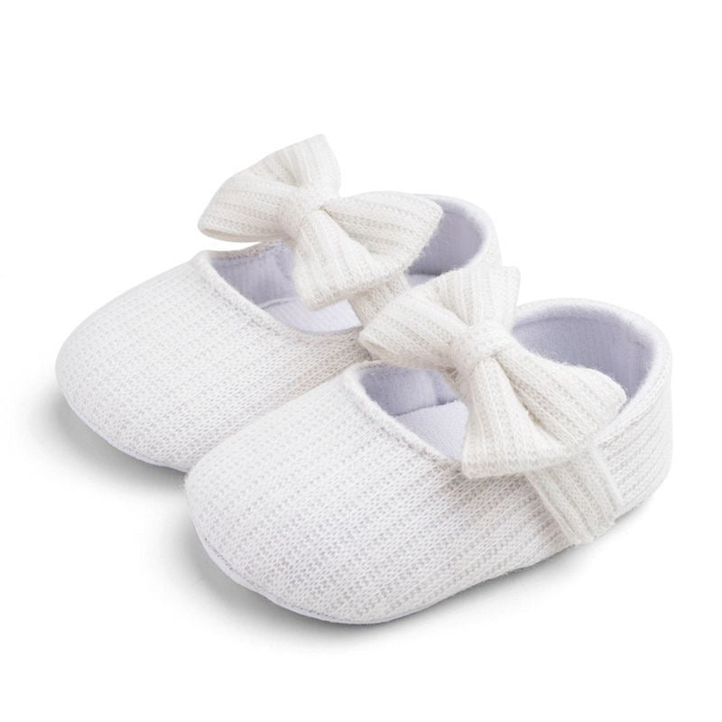 Baby Cotton Mary Jane Crib Shoes