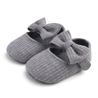Baby Cotton Mary Jane Crib Shoes