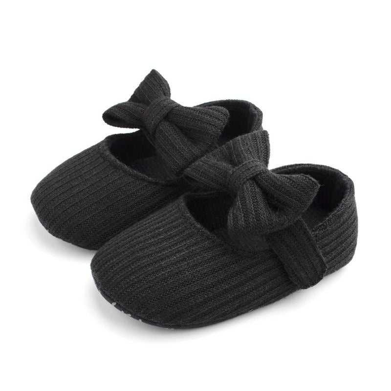Baby Cotton Mary Jane Crib Shoes