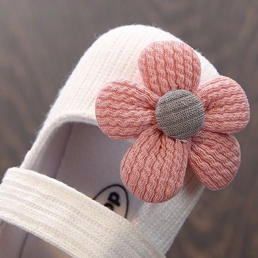 Baby Cotton Mary Jane Crib Shoes